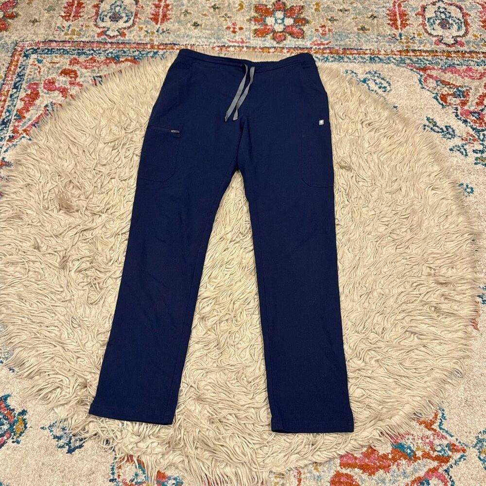 Figs navy scrub pants size medium tall
